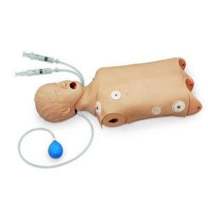 德国3B Scientific®高级儿童CPR/气道管理躯干Manbo万博体育,具有除颤训练功能特征