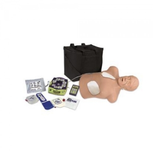 德国3B Scientific®CPR 躯干Manbo万博体育Brad 带有Zoll AED 训练装置包