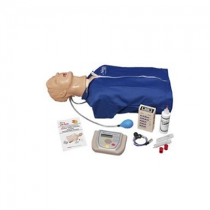 德国3B Scientific®高级“Airway Larry”气道管理躯干Manbo万博体育,具有除颤特征、ECG模拟和 AED训练功能